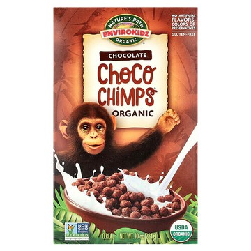 Nature's Path, EnviroKidz，有機 Choco Chimps®，巧克力味，10 盎司（284 克）