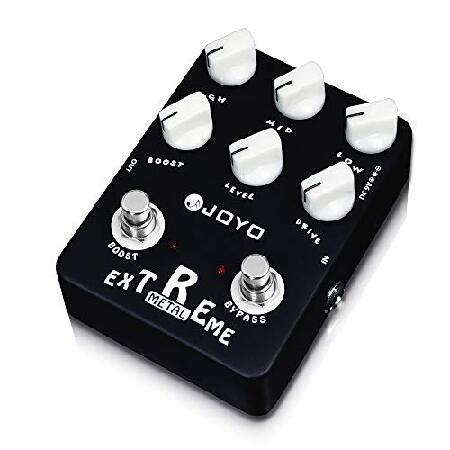 JOYO Metal Distortion Pedal with Band EQ and Low-Mid-High Gain Boost for Electric Guitar Effect Bypass (Extreme Metal JF-17)