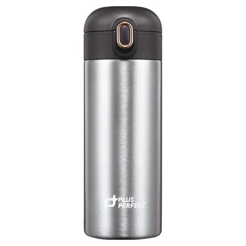 PERFECT 理想 鈦品味彈蓋真空保溫杯  不鏽鋼色  350ml  1個