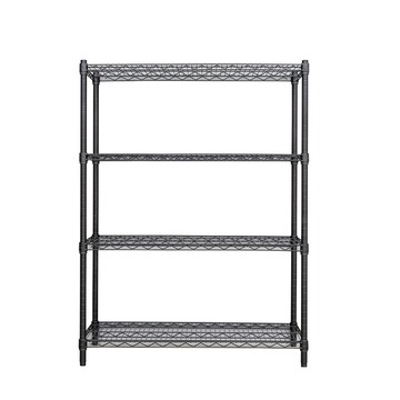 【dayneeds】荷重型 90x45x120公分 烤漆四層架 黑色