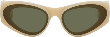 LOEWE 米色 Front Lenses Cateye 太阳镜