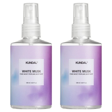 KUNDAL 昆黛爾 身體保濕香氛噴霧 White Musk  128ml  2瓶