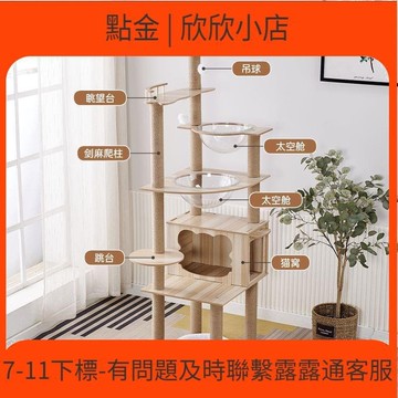 快速出貨 【加粗加大】大型爬架窩  抓板爬  抓板爬架子