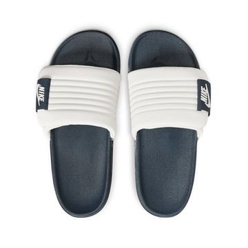 Nike Offcourt Adjust Slide 男 藍白 休閒 可調式 魔鬼氈 運動 拖鞋 DQ9624-101