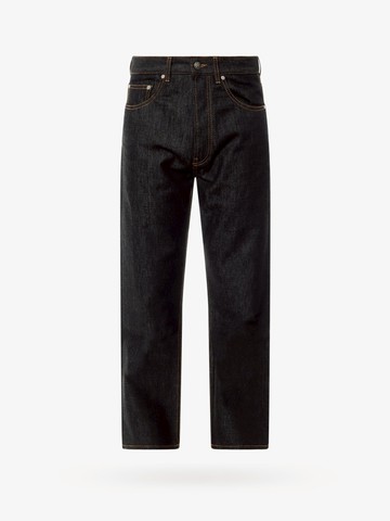 Cotton jeans with embossed monogram on the back - PALM ANGELS - gender_Man