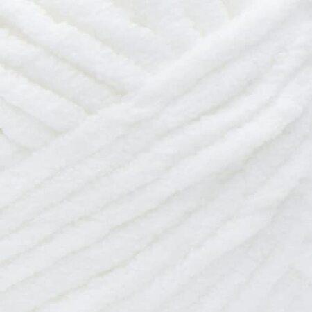 Bernat Blanket White Yarn Pack of 10.5oz 300g Polyester Super Bulky 220 Yards Knitting Crochet並行輸入