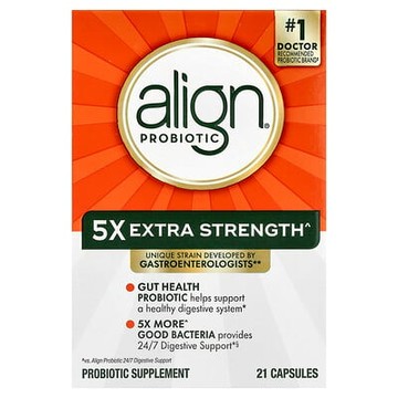 Align Probiotics, 5 倍強度，21 粒膠囊（每粒膠囊 50 毫克）