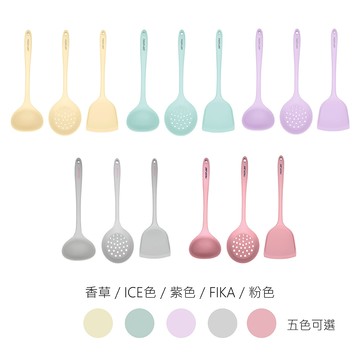 NEOFLAM Premium矽銀鍋鏟/湯勺/漏勺/組合- 五種顏色