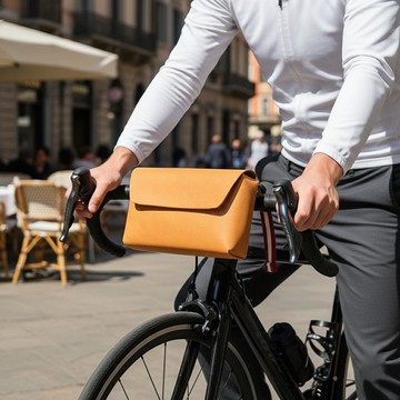 COZI - 義大利植鞣革自行車車把包 把手包 車前包 車前袋 車頭包