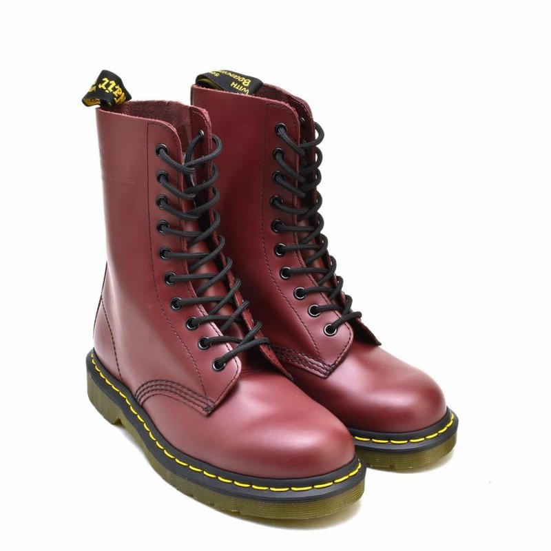 Dr.Martens ドクターマーチン 英国製　10ホール　チェリーレッド ドクターマーチン 10ホール ブーツ チェリーレッド メンズ