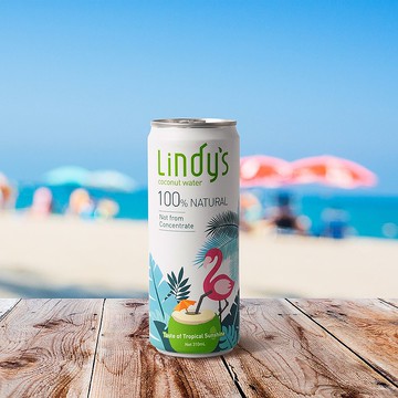 【６瓶只要３１８元】泰國 Lindy's 原味椰子水 310m
