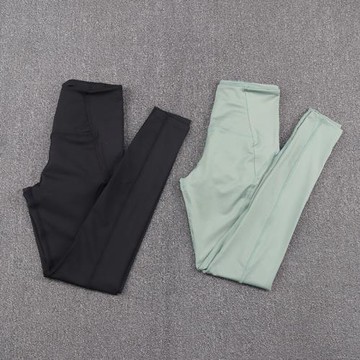 小可折扣  女士運動長褲成人瑜伽健身跑步緊身褲蜜桃臀時尚彈力褲