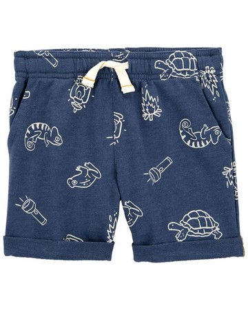 Baby Turtle Pull-On French Terry Shorts