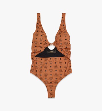 Monogram Print Swimsuit