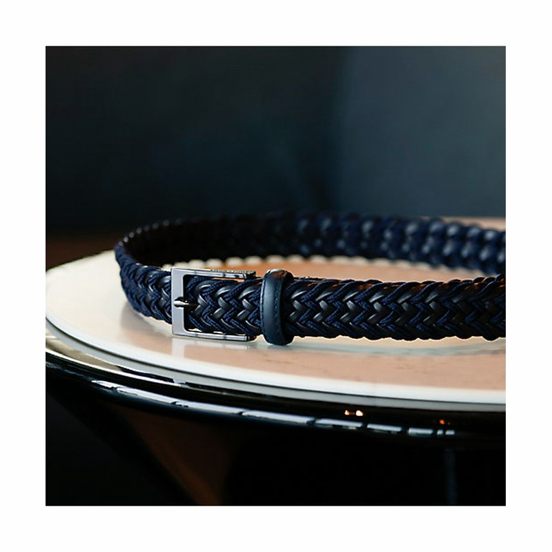 Paul Stuart Men ポール スチュアート レザー コード 編み込みメッシュベルト アオ 三越伊勢丹 公式 通販 Lineポイント最大1 0 Get Lineショッピング