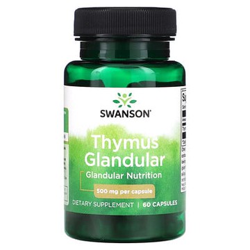 Swanson, 胸腺，500 毫克，60 粒膠囊