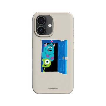 iPhone 16 SolidX 貝殼灰 - 迪士尼-皮克斯 PIXAR - Knock! 怪獸電力公司