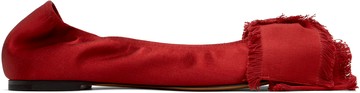 Lanvin 红色结饰芭蕾鞋