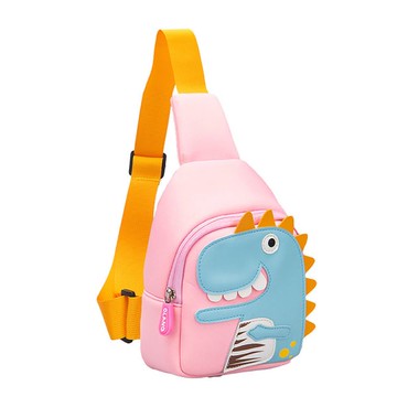 CHING-CHING 親親 恐龍mini兒童斜背包 NA-2010P  14 x 7 x 18cm  粉紅色