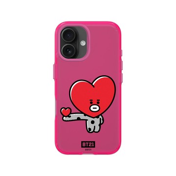 iPhone 16 Clear 粉漾桃 - BT21 - TATA for You