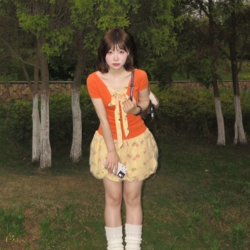 🎇夏季爆款🎇 大碼胖mm套裝夏季新款韓系少女多巴胺短袖上衣修身半身裙通勤森女