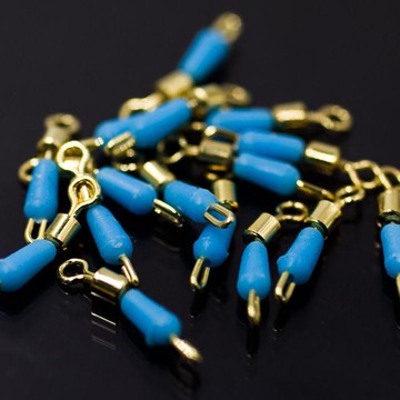 硅膠快速子線夾防纏開口八字環秒換子線連接器漁具用品垂釣小配件漁具