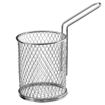 《Premier》炸籃造型盤-圓16.5cm-- 薯條 薯格格炸物擺盤