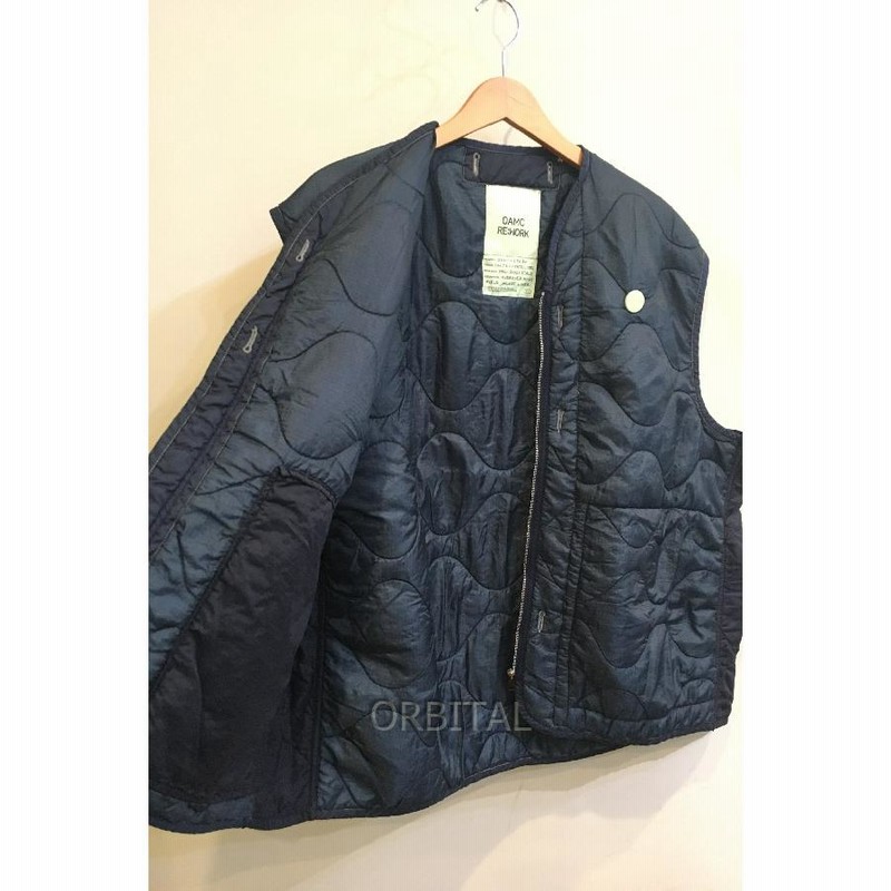 二子玉) OAMC RE:WORK 22SS Zipped Gilet 再構築 キルティング 二子玉) OAMC RE:WORK 22SS Zipped Gilet 再構築 キルティング