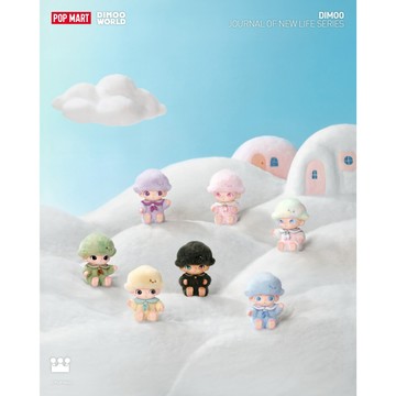 POP MART 泡泡瑪特 DIMOO新生日記系列 搪膠毛絨掛件 玩具 限量 公仔 盲盒