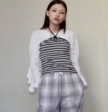 南瓜Vintage。BURBERRY 條紋 繞脖 小可愛