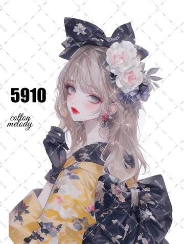 original sticker no.5910 人物貼紙 原創貼紙 人物貼紙 女孩貼紙 原創人物貼紙