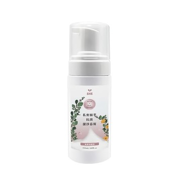 SHE 私密植萃抗菌潔淨慕斯 無香加護型 150ml  1瓶