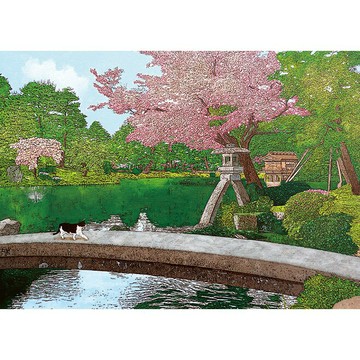 P2 - 25-037 520片拼圖 林宗範系列-粉櫻 沐春(台灣製)