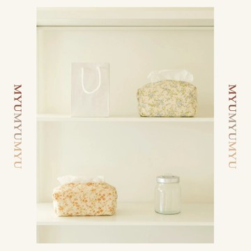 隔日到貨｜碎花布衛生紙套 車載面紙套 掛式衛生紙袋 可愛紙巾收納袋 車用抽取式面紙套｜MYUMYU 沐慕家居 台灣