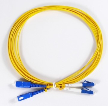 SC-LC SC對LC插頭 單模光纖跳線 尾纖 1M 雙芯光纖