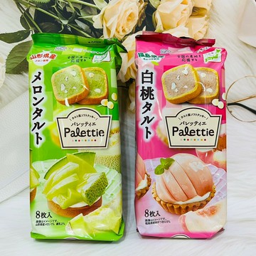 日本 Fujiya 不二家 Palettie 烘焙餅乾 哈蜜瓜塔風味 白桃塔風味 多款供選