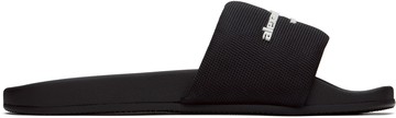 Alexander Wang 黑色 AW 拖鞋