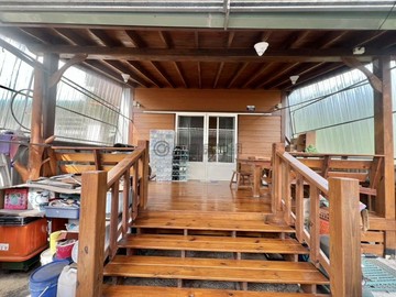 東勢區正臨東關路旁景觀農地送木造芬多精木屋｜台中市東勢區詒新段