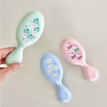 🇰🇷 韓國KKOBA 現貨 三麗鷗 SANRIO 迷你橢圓氣墊梳 梳子 氣墊 按摩梳 迷你梳 kitty 大耳狗