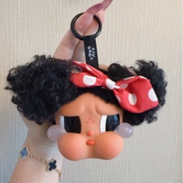 現貨速發戀夏一族壯媽小頭娃哭娃搪膠娃衣crybaby着替時尚娃衣可愛揹帶褲娃衣