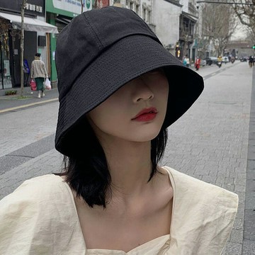 PS Mall【G2651】復古文青漁夫帽 遮陽帽 防曬帽 折疊帽 夏季百搭