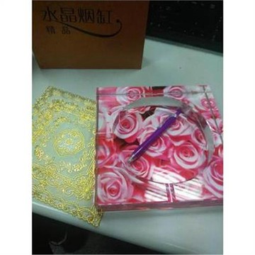 水晶煙灰缸創意個性時尚禮品精品特大號