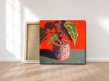 室內植物畫，植物牆藝術，掛畫，植物畫