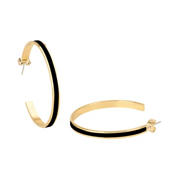 Bangle Up | Hoop Earrings 法國琺瑯經典C型耳環