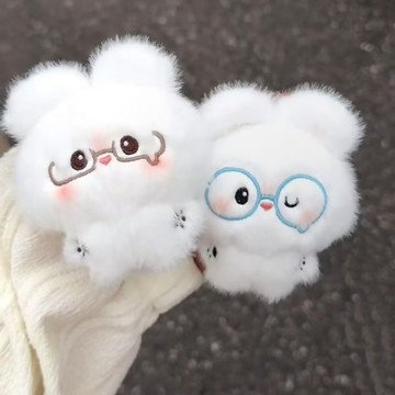 🐈台灣出貨 軟綿綿小兔吊飾 小兔掛件 毛絨掛件 公仔吊墜 掛飾 卡通鑰匙鏈 扭蛋短絨公仔 玩偶擺件 包包吊飾 書包掛件