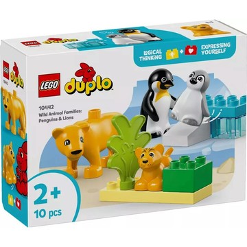 [樂享積木] LEGO 10442 野生動物家庭：企鵝和獅子 得寶系列