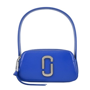 MARC JACOBS THE SLINGSHOT防刮拉鍊手提-肩背兩用包-鈷藍_廠商直送