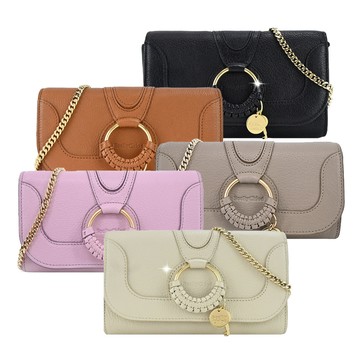 SEE BY CHLOE HANA系列山羊皮WOC鏈帶斜背包(多色選)