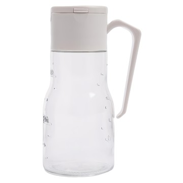 HOLA 和樂家居 自動開啟玻璃可拆蓋油壺 014360802 白色 10.9 x 8 x 18.3cm 360g  500ml  1個