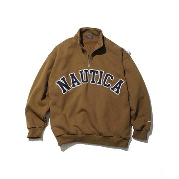 NAUTICA LOGO Fleece Sweatshirt 橄欖棕 NTC-26 [台灣現貨]